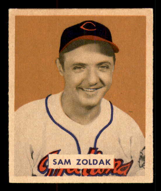 1949 Bowman Baseball #078 Sam Zoldak Indians EX-MT/NR-MT Name Front 533053