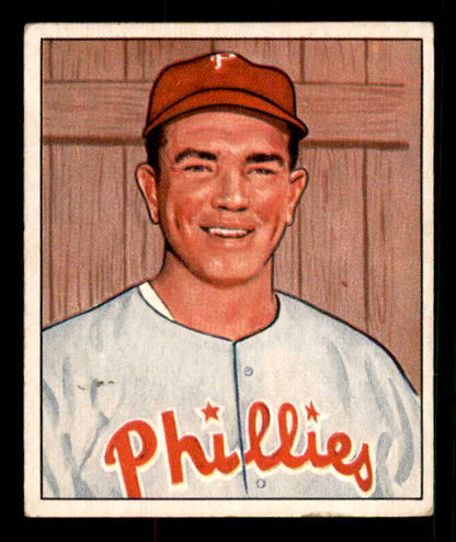1950 Bowman Baseball #067 Willie Jones Phillies EX 533059