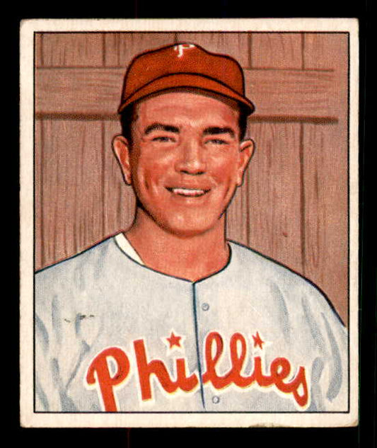 1950 Bowman Baseball #067 Willie Jones Phillies EX 533059