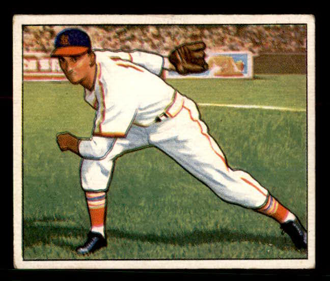 1950 Bowman Baseball #072 Howie Pollet Cardinals VG-EX 533068