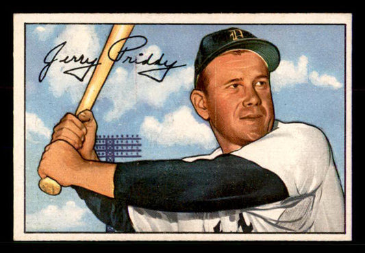 1952 Bowman Baseball #139 Jerry Priddy Tigers EX-MT 533082