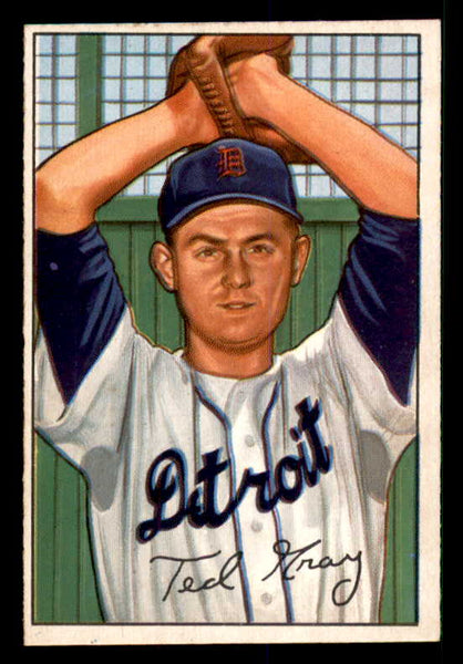 1952 Bowman Baseball #199 Ted Gray Tigers EX-MT 533087