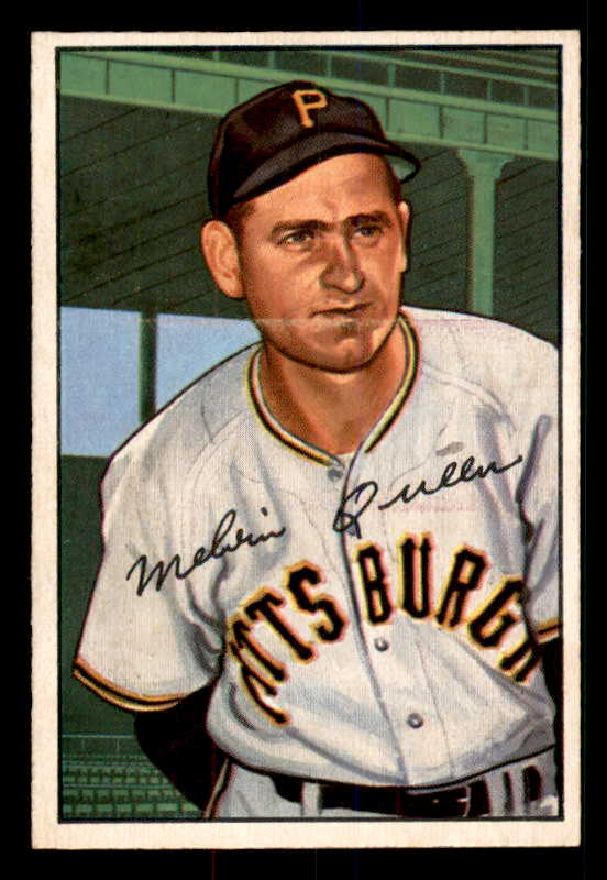 1952 Bowman Baseball #171 Mel Queen Pirates EX-MT 533090