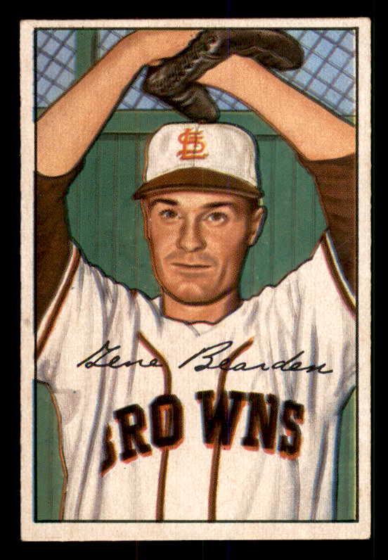 1952 Bowman Baseball #173 Gene Bearden Browns EX-MT 533091