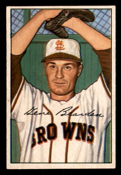 1952 Bowman Baseball #173 Gene Bearden Browns EX-MT 533091