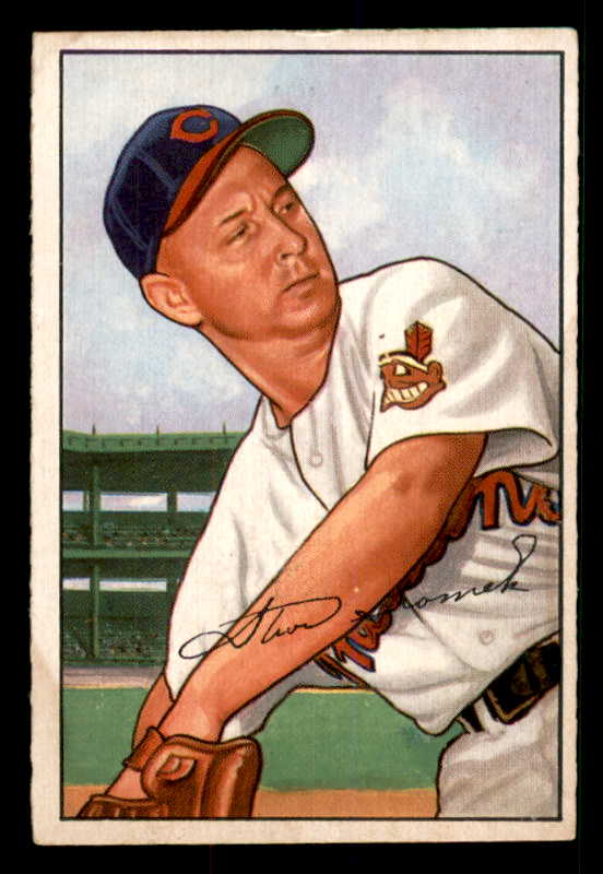 1952 Bowman Baseball #203 Steve Gromek Indians EX-MT 533094