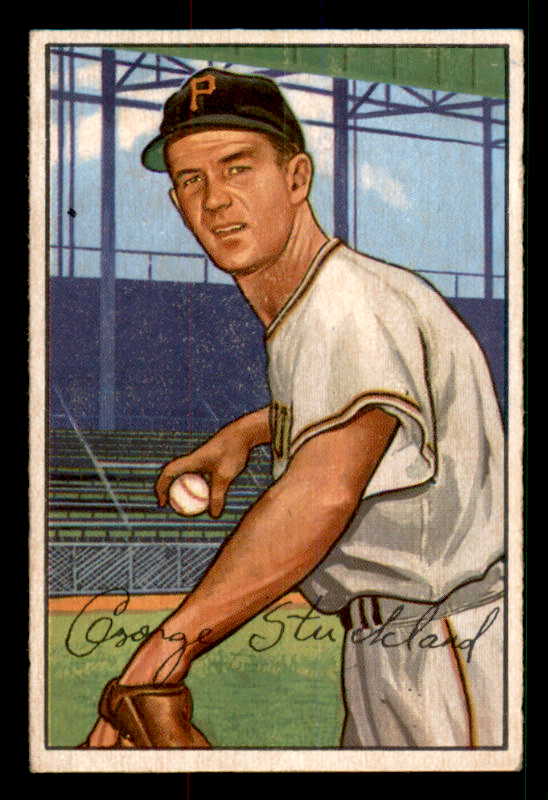 1952 Bowman Baseball #207 George Strickland Pirates EX-MT 533097