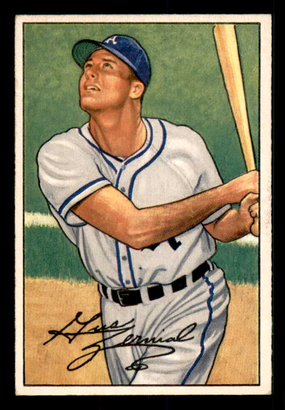 1952 Bowman Baseball #082 Gus Zernial A's EX-MT 533102