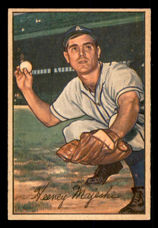 1952 Bowman Baseball #058 Hank Majeski A's EX-MT 533104