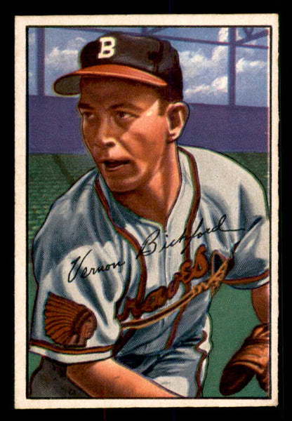 1952 Bowman Baseball #048 Vern Bickford Braves EX-MT 533106