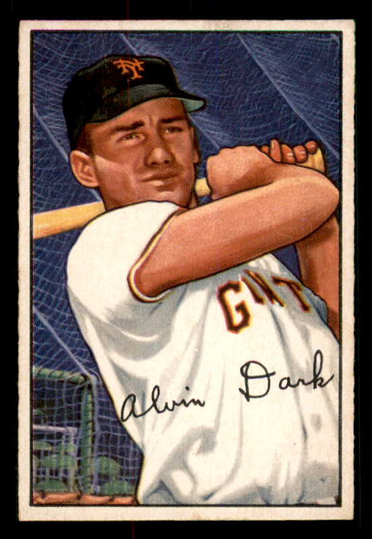 1952 Bowman Baseball #034 Al Dark Giants EX-MT 533109