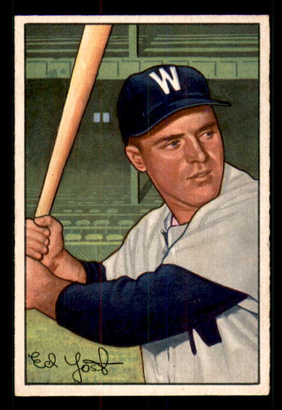 1952 Bowman Baseball #031 Eddie Yost Senators EX-MT 533110
