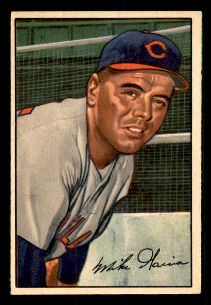 1952 Bowman Baseball #007 Mike Garcia Indians EX-MT 533111