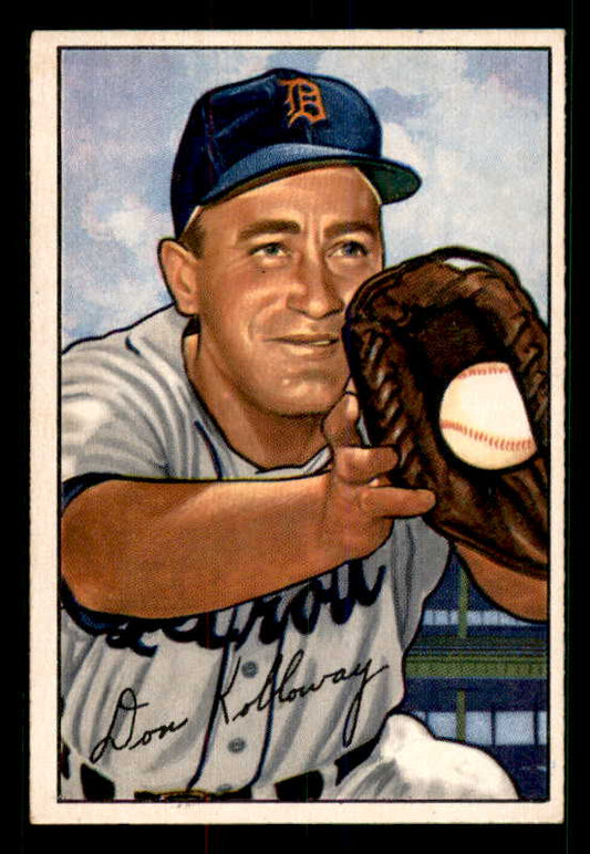 1952 Bowman Baseball #091 Don Kolloway Tigers EX-MT 533126
