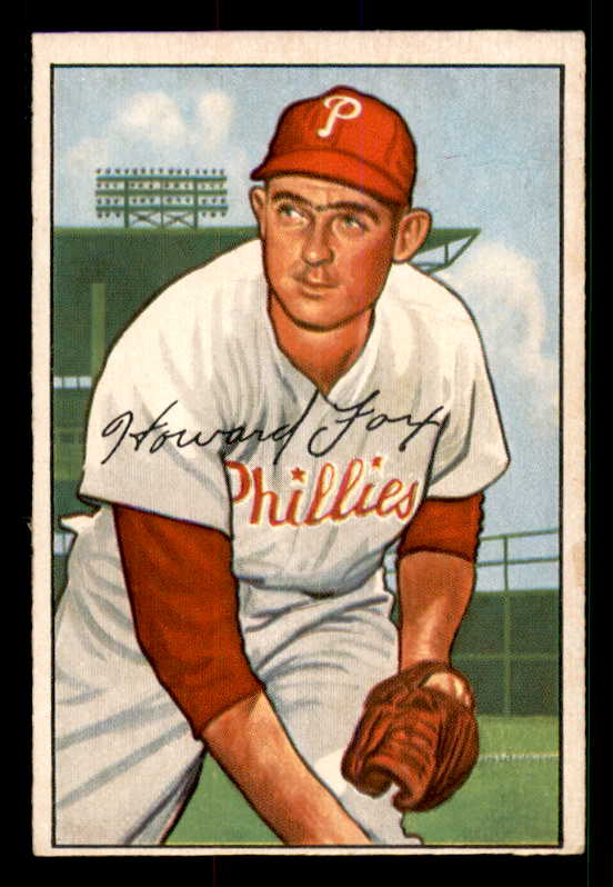 1952 Bowman Baseball #125 Howie Fox Phillies EX-MT 533127