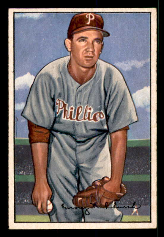 1952 Bowman Baseball #040 Bubba Church Phillies EX-MT 533129