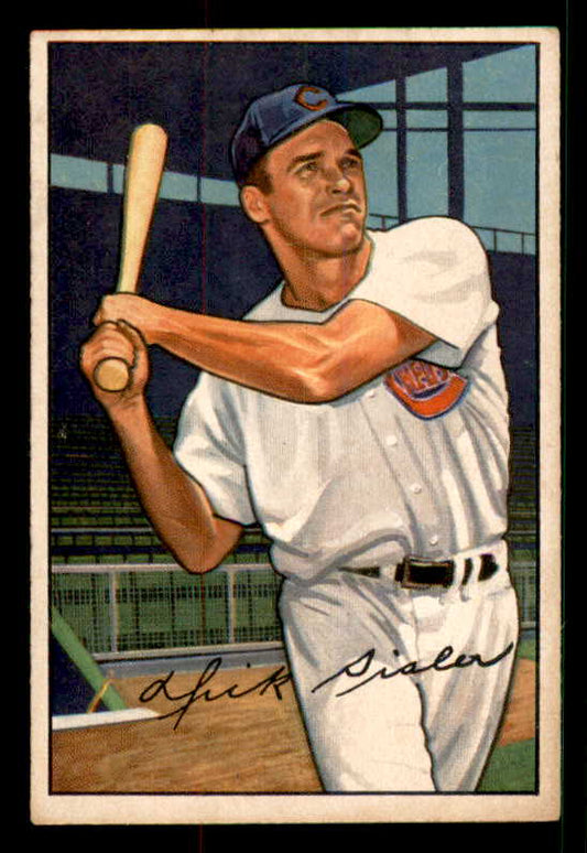 1952 Bowman Baseball #127 Dick Sisler Reds EX-MT 533130