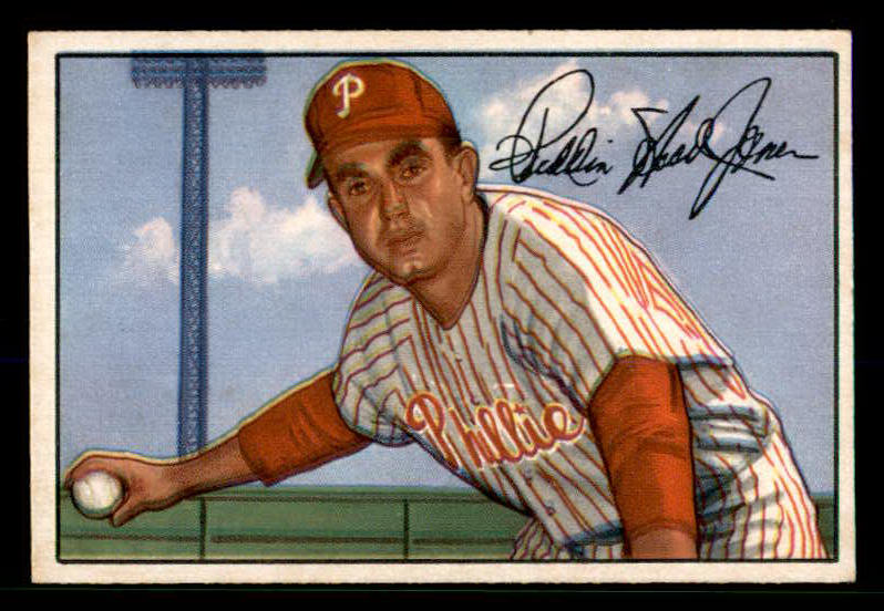 1952 Bowman Baseball #020 Willie Jones Phillies EX-MT 533135