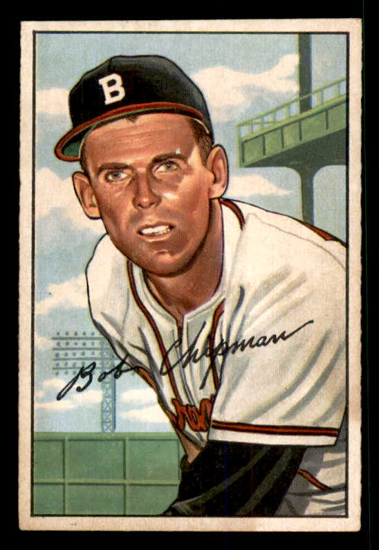 1952 Bowman Baseball #228 Bob Chipman Braves EX-MT 533142