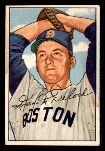 1952 Bowman Baseball #250 Ike Delock Red Sox VG-EX 533146
