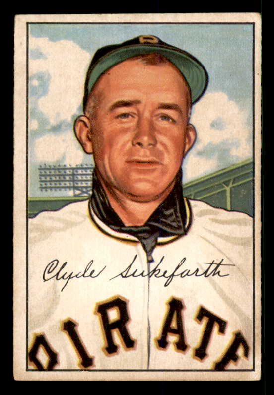1952 Bowman Baseball #227 Clyde Sukeforth Pirates VG-EX 533147