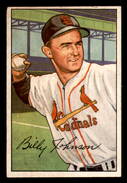 1952 Bowman Baseball #122 Billy Johnson Cardinals VG-EX 533149