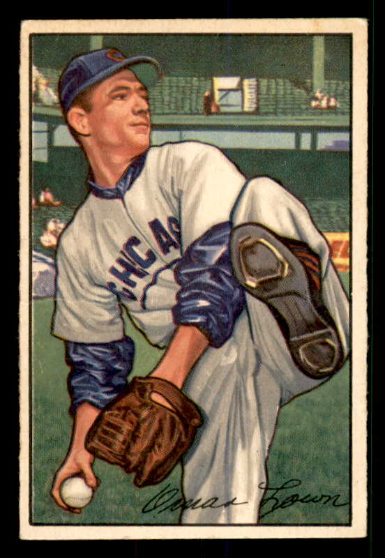 1952 Bowman Baseball #016 Turk Lown Cubs EX 533153