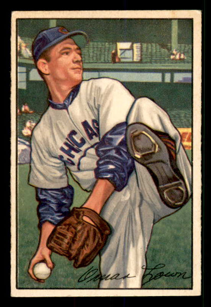 1952 Bowman Baseball #016 Turk Lown Cubs EX 533153