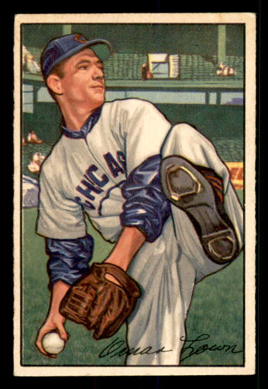 1952 Bowman Baseball #016 Turk Lown Cubs EX 533153