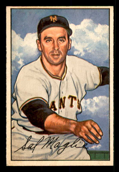 1952 Bowman Baseball #066 Sal Maglie Giants EX-MT 533154