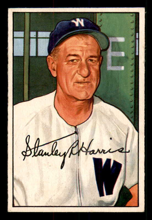 1952 Bowman Baseball #158 Bucky Harris Senators EX-MT 533155