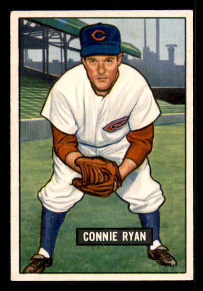1951 Bowman Baseball #216 Connie Ryan Reds EX-MT 533160
