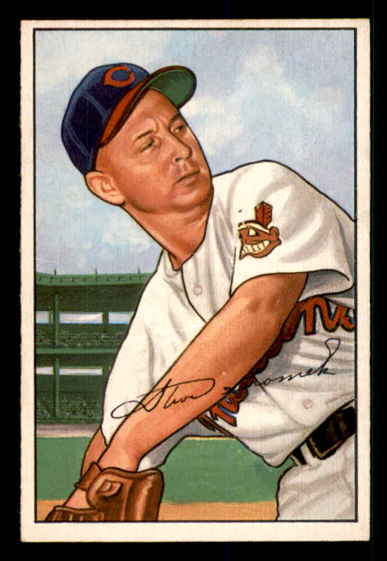 1952 Bowman Baseball #203 Steve Gromek Indians NR-MT 533164