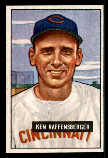 1951 Bowman Baseball #048 Ken Raffensberger Reds NR-MT 533166