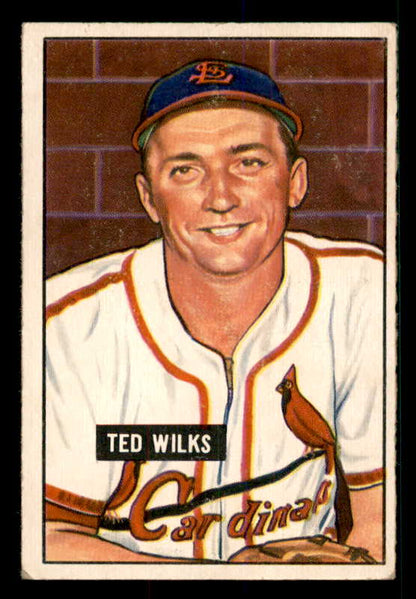 1951 Bowman Baseball #193 Ted Wilks Cardinals EX 533170