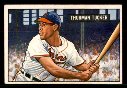 1951 Bowman Baseball #222 Thurman Tucker Indians EX-MT 533174