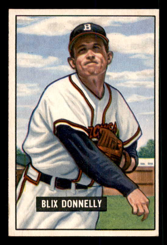 1951 Bowman Baseball #208 Blix Donnelly Braves EX-MT 533175