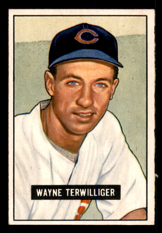 1951 Bowman Baseball #175 Wayne Terwilliger Cubs EX-MT 533178
