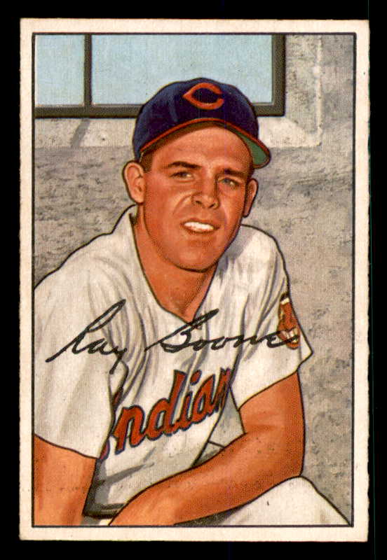 1952 Bowman Baseball #214 Ray Boone Indians EX-MT/NR-MT 533179