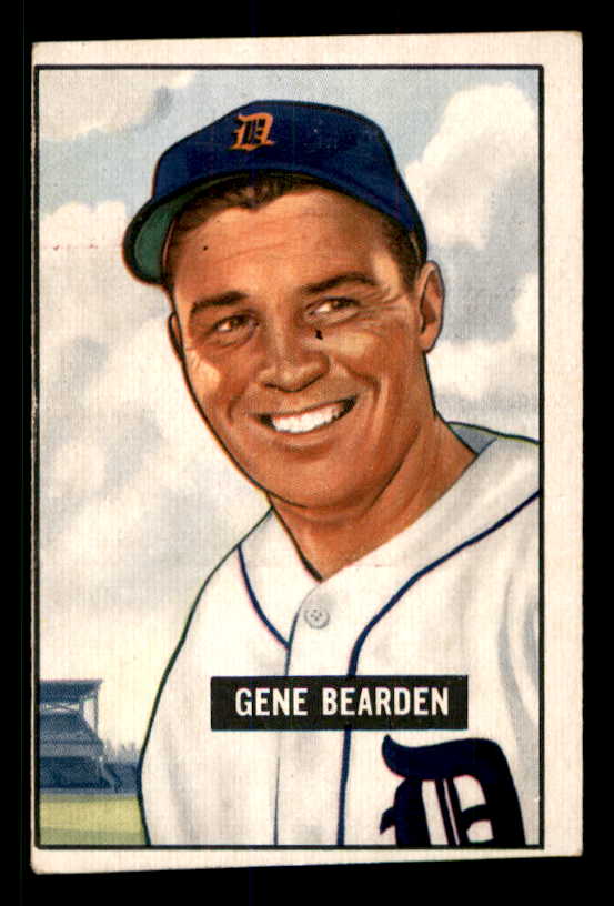 1951 Bowman Baseball #284 Gene Bearden Tigers VG-EX 533180