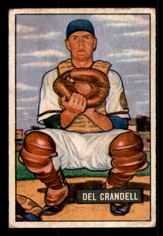 1951 Bowman Baseball #020 Del Crandall Braves VG-EX 533181
