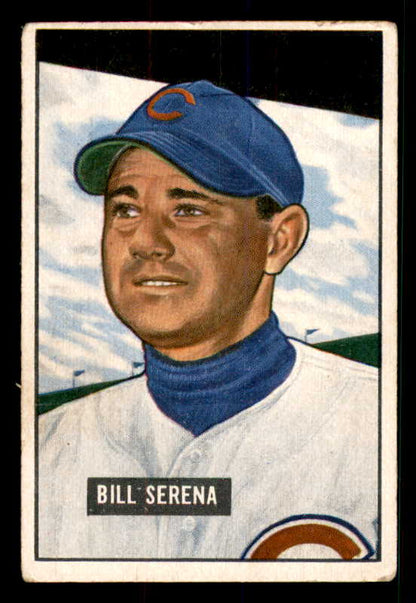 1951 Bowman Baseball #246 Bill Serena Cubs VG-EX 533182