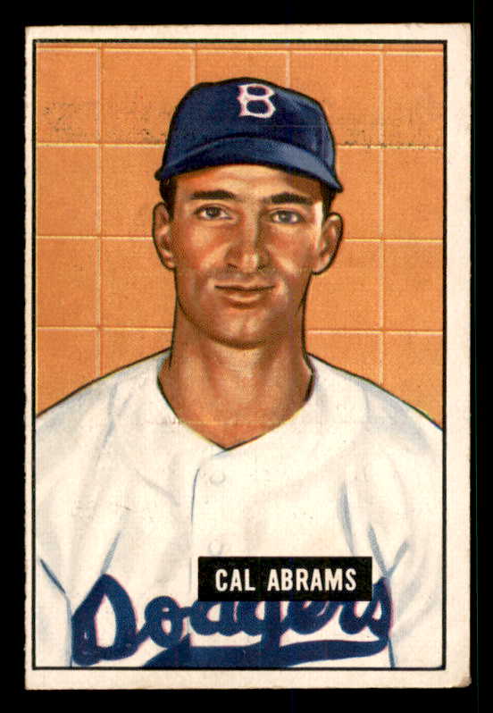 1951 Bowman Baseball #152 Cal Abrams Dodgers EX 533188