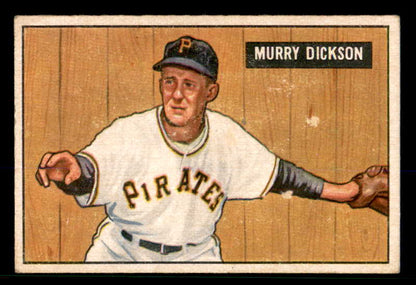1951 Bowman Baseball #167 Murry Dickson Pirates EX 533190