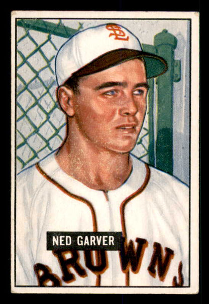 1951 Bowman Baseball #172 Ned Garver Browns EX 533191