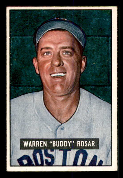 1951 Bowman Baseball #236 Buddy Rosar Red Sox EX-MT 533195
