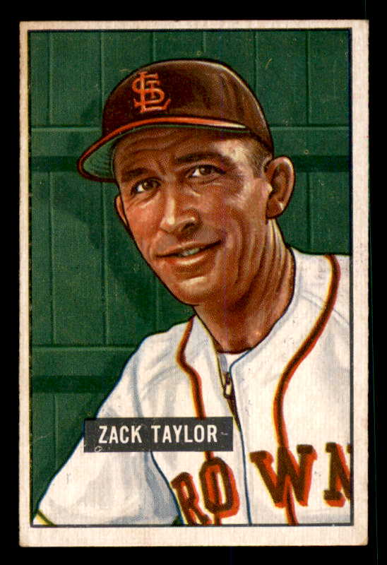 1951 Bowman Baseball #315 Zack Taylor Browns EX+/EX-MT 533211