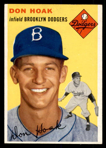 1954 Topps Baseball #211 Don Hoak Dodgers EX+/EX-MT 533218