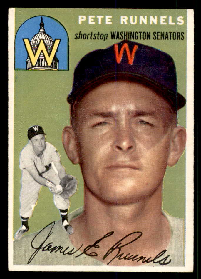 1954 Topps Baseball #006 Pete Runnels Senators EX-MT 533221