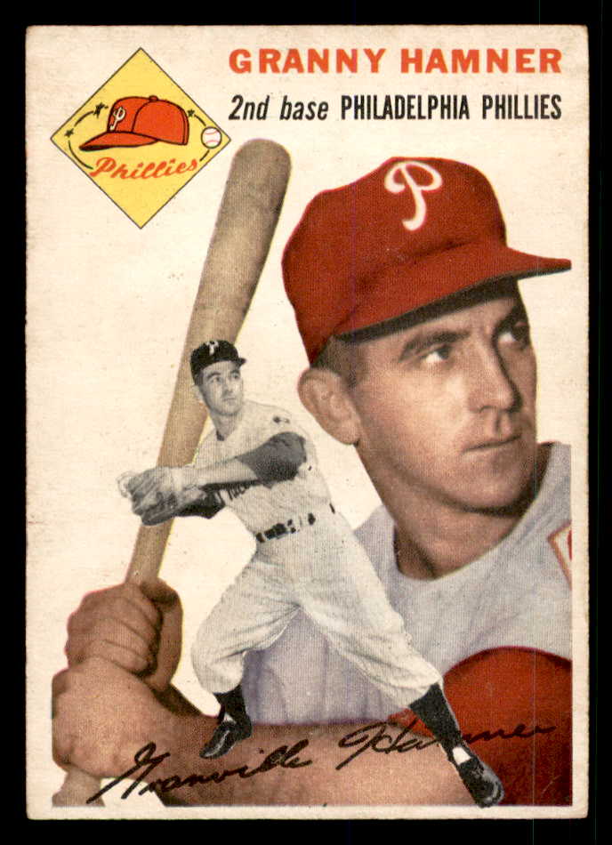 1954 Topps Baseball #024 Granny Hamner Phillies EX-MT 533222